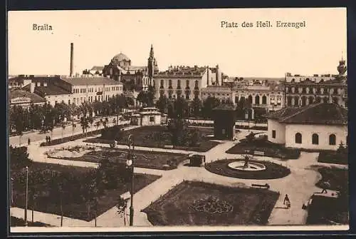 AK Braila, Platz des Heil. Erzengel