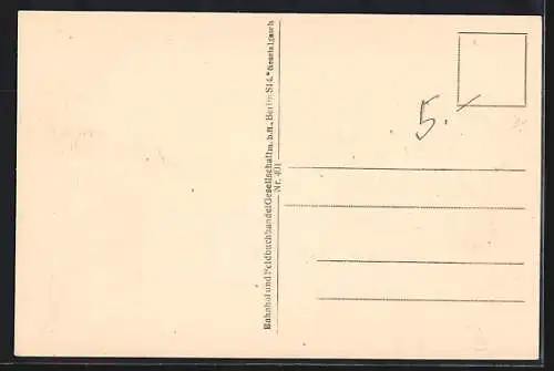 AK Braila, Platz des Heil. Erzengel