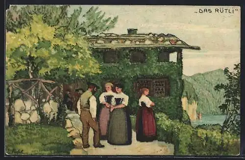 AK Das Rütli, Bundesfeier 1913, Gegen die Tuberkolose