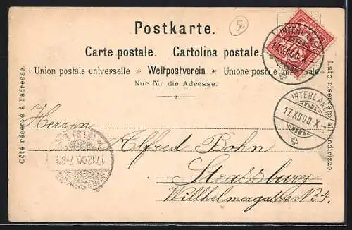 Künstler-AK C. Steinmann, Nr. 2045: Tellskapelle am Ufer des Vierwaldstättersees