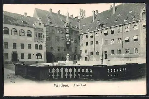 AK München, Alter Hof am Platzl