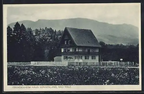 AK Bad Tölz, Fremdenheim Haus Sonnenland