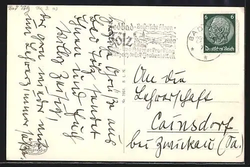 AK Bad Tölz, Ansicht vom Marienstift