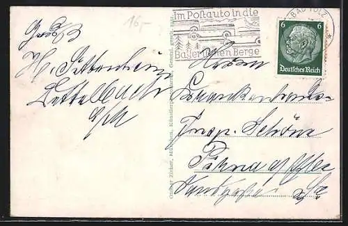 AK Bad Tölz, Totalansicht mit Gebirgspanorama und Blick auf die Isar