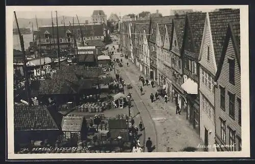 AK Bergen, Tyskebryggen, Segelboote