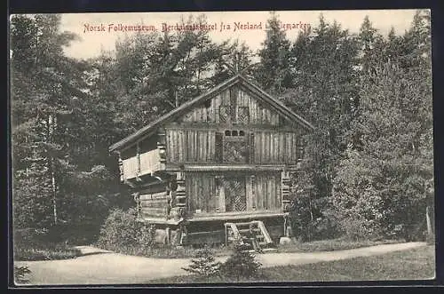 AK Nesland i Telemarken, Norsk Folkemuseum, Berdalsstaburet