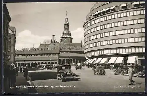AK Oslo, Doblouggaarden, Basarhallene og Vor Frelsers kirke