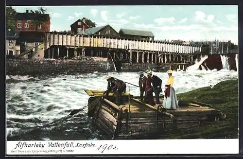 AK Älfkarleby, Vattenfall, Laxfiske