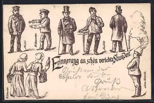 AK Erinnerung an schön verlebte Stunden