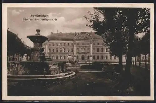 AK Zweibrücken, Blick auf das Justizgebäude