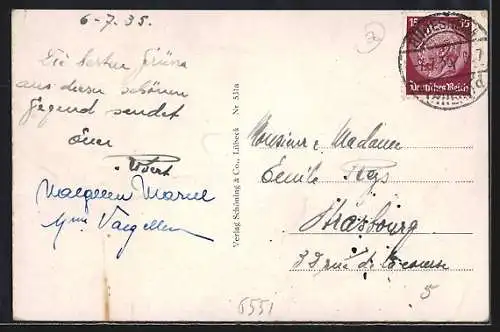AK Rüdesheim a. Rh., Ortsansicht mit Rheinpartie und Brücken