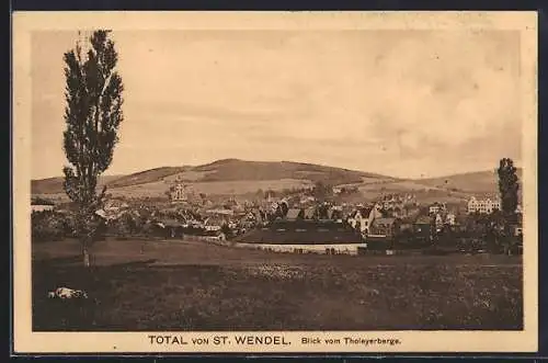 AK St. Wendel, Ortsansicht vom Tholoyerberge