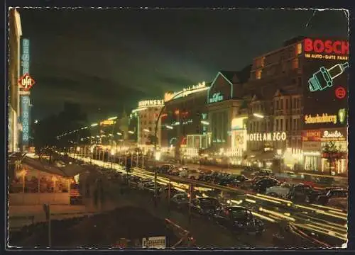 AK Berlin-Charlottenburg, Kurfürstendamm, Hotel am Zoo, Restaurant Haus Wien