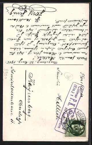 AK Augsburg, ob. Maximilianstrasse mit St. Ulrich, Partie am Vogeltor, am rathaus