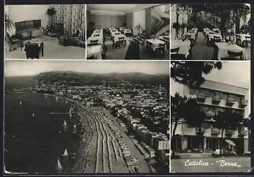 AK Cattolica, Albergo Ristorante Berna, Direz. Lazzari, Viale Bovio 14