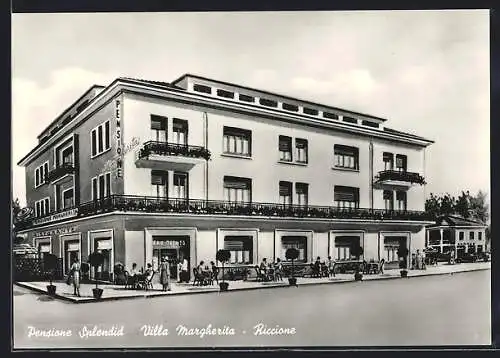 AK Riccione, Pensione Splendid, Villa Magherita, Viale Trento 54, Gest. Fosca Palmieri