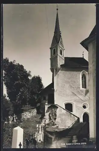 AK Gossensass, Kirche und Friedhof