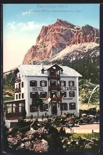 AK Falzarego, Hotel Falzarego gegen Lagazuoi