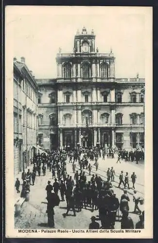AK Modena, Palazzo Reale, Uscita Allievi dalla Scuola Militare