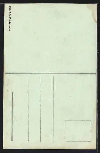 Künstler-AK Udine, Monumento della Pace di Campoformido