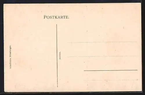 AK Welschnofen, Partie an der Karerseestrasse mit Latemar