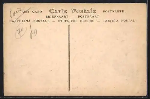 AK Paris, La Grande Crue de la Seine 1910, Rue de Bourgogne inondée et barricades de fortune