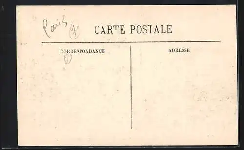 AK Paris, Inondations de janvier 1910, Boulevard Saint-Germain