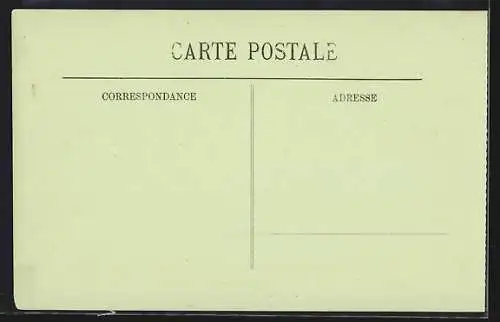 AK Paris, Gare Saint-Lazare et Place de Rome lors des inondations de 1910