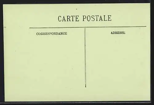 AK Paris, Inondations de 1910, Rue de Bourgogne avec barque