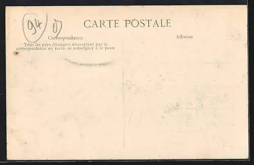 AK Joinville-le-Pont, Crue de la Marne, Bords de la Marne