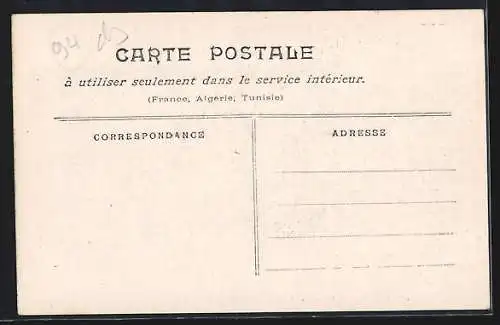 AK Alfortville, Ravitaillement des habitants lors de l`inondation de janvier 1910