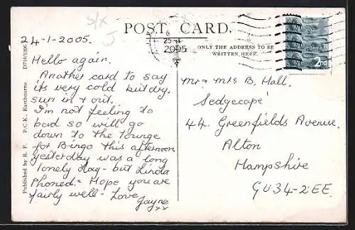 AK Eastbourne, Rough Sea