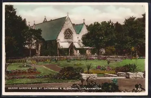 AK Littlehampton, Marina Gardens and St. Catherine R. C. Church