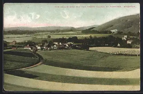AK Poynines /Brighton, The Devil`s Dyke and the pretty village of Poynines