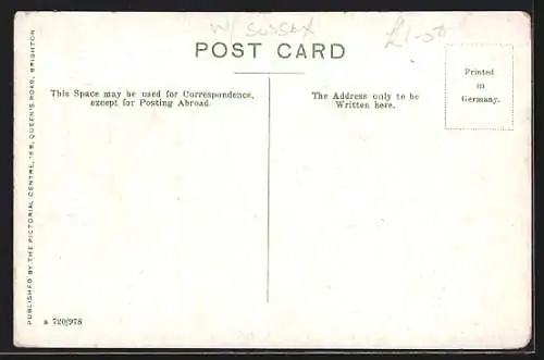 AK Poynines /Brighton, The Devil`s Dyke and the pretty village of Poynines