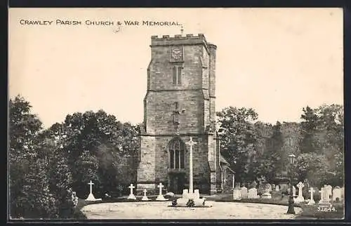 AK Crawley, Parish Church & War Memorial