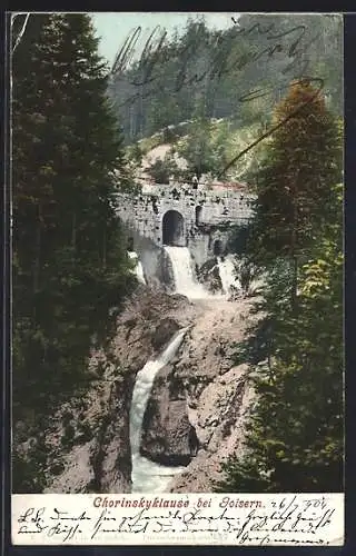 AK Goisern, Blick auf die Chorinskyklause
