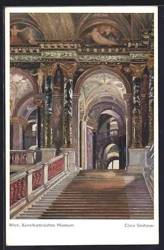Künstler-AK Wien, Kunsthistorisches Museum