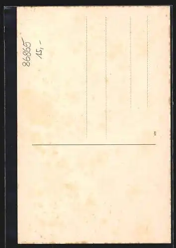 AK Markt Wald, Kirche mit Pfarrhof, Ortspartie