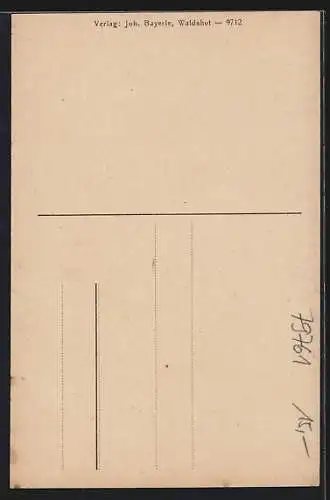 AK Detzeln, Gasthaus von J. Hierholzer, Totalansicht