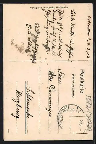 AK Ostlutter, Gasthaus und Ausspann Albert Dammeyer, Dorfstrasse
