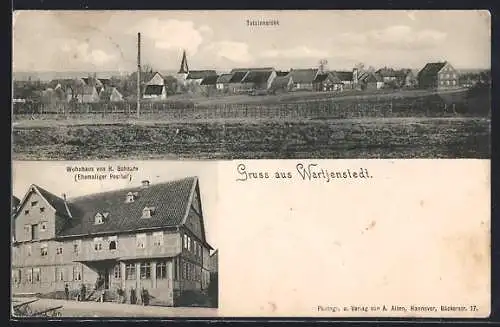 AK Wartjenstedt, Wohnhaus von R. Schaare (ehemaliger Posthof)