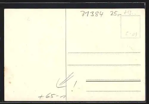 AK Endersbach, Ortspartie mit Kutschen