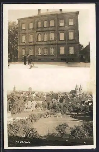 AK Bayreuth, Ortspartie und Totalansicht