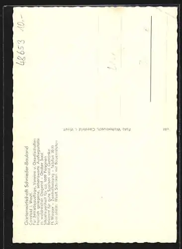 AK Coesfeld i. Westf., Altdeutsches Gasthaus Schnieder-Bauland