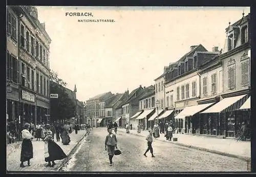 AK Forbach, Partie in der Nationalstrasse