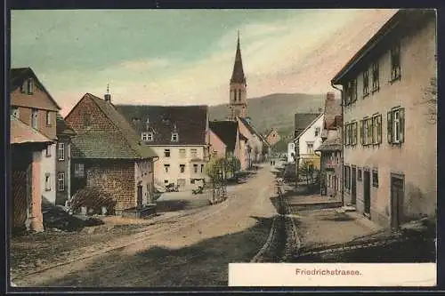 AK Vöhrenbach im Schwarzwald, Partie in der Friedrichstrasse