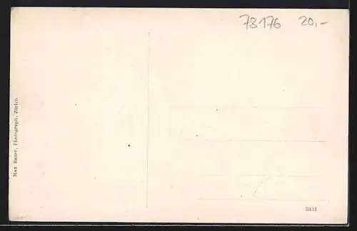 AK Riedöschingen /Baden, Strassenpartie und Totalansicht