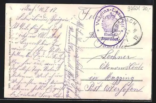 AK Aldersbach, Handlung von August Scheibengraber, St. Peter