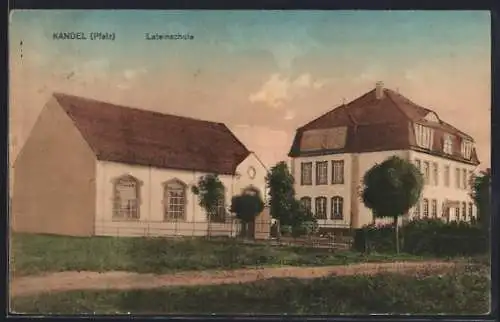 AK Kandel /Pfalz, Blick auf die Lateinschule